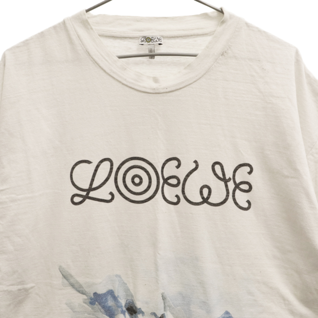 LOEWE(ロエベ)のLOEWE ロエベ 20SS ウォーターカラープリントTシャツ 半袖カットソー ホワイト H6299983PC メンズのトップス(Tシャツ/カットソー(半袖/袖なし))の商品写真