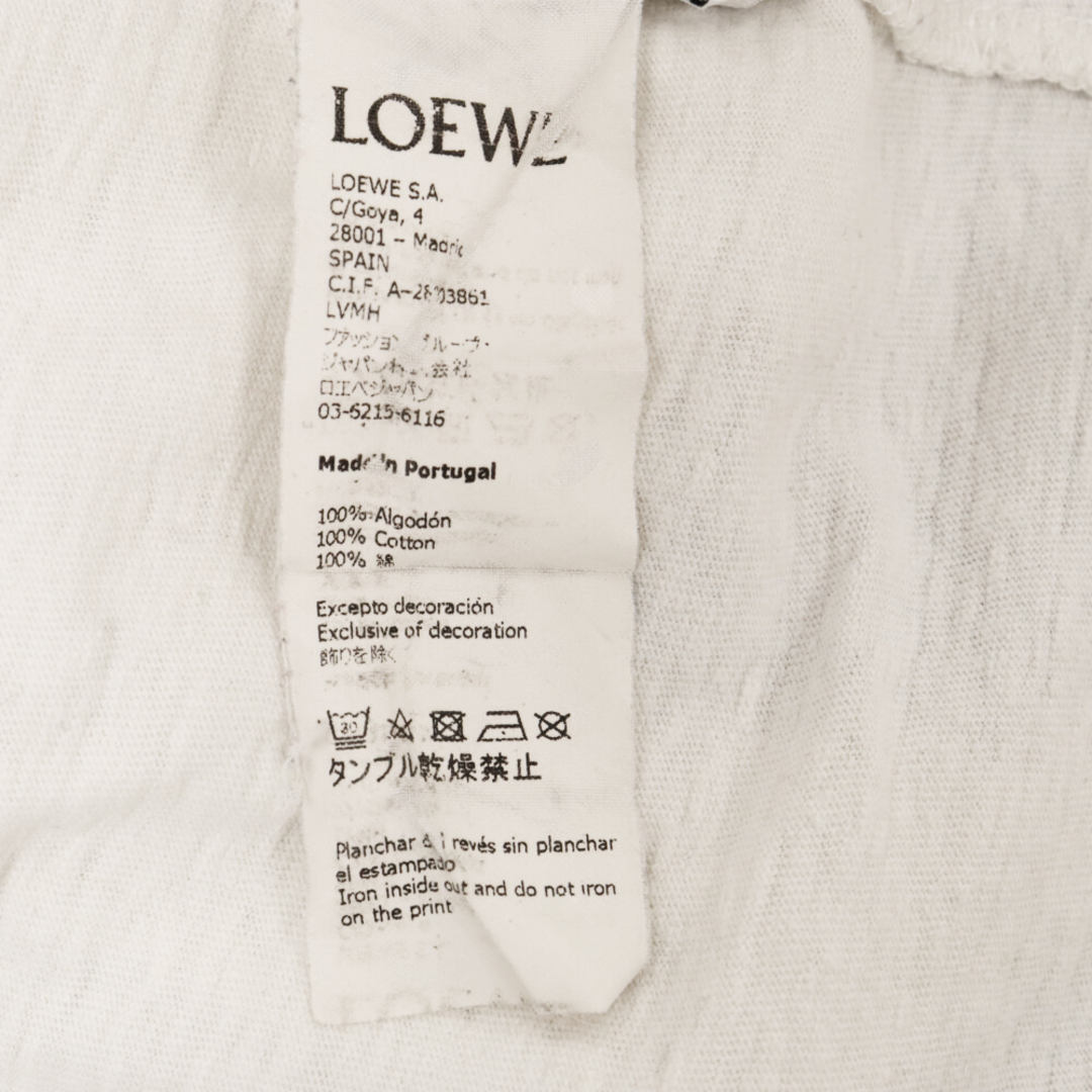 LOEWE(ロエベ)のLOEWE ロエベ 20SS ウォーターカラープリントTシャツ 半袖カットソー ホワイト H6299983PC メンズのトップス(Tシャツ/カットソー(半袖/袖なし))の商品写真