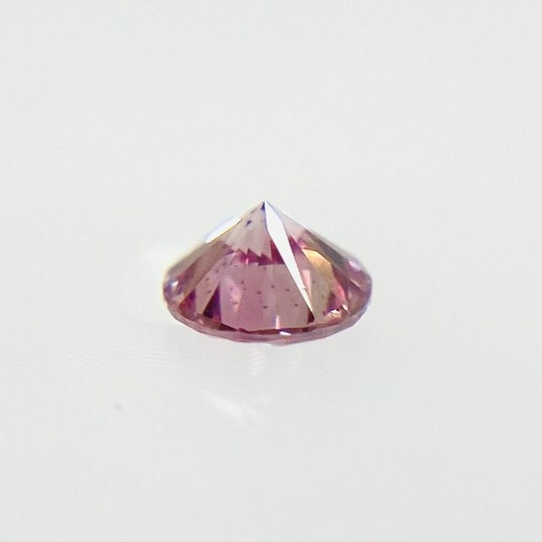 FANCY INTENSE PURPLISH PINK 0.056ct RD レディースのアクセサリー(その他)の商品写真