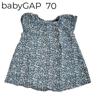 babyGAP - babyGAP 70 女の子 花柄 ノースリーブ