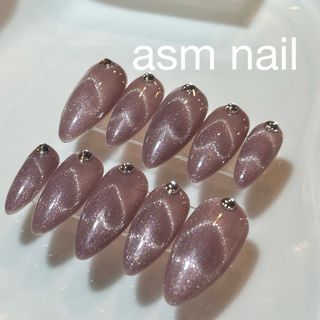 ネイルチップ ジェルネイル asmnail コスメ/美容のネイル(つけ爪/ネイルチップ)の商品写真