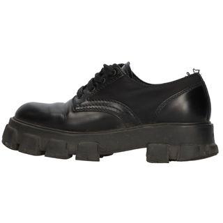 PRADA プラダ MONOLITH Re-nylon LACE-UP SHOES モノリス レースアップ リナイロン ダービーシューズ ブラック 2EE342