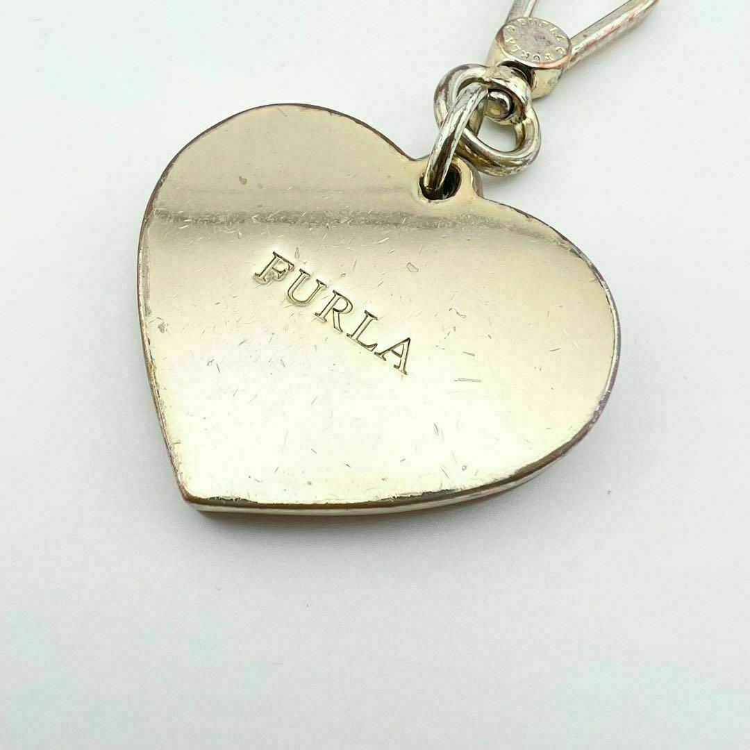 Furla(フルラ)のフルラ ハート チャーム キーホルダー ピンク レザー レディースのファッション小物(キーホルダー)の商品写真