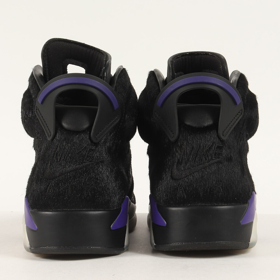 NIKE(ナイキ)のNIKE ナイキ サイズ:28.0cm AIR JORDAN 6 RETRO SP COW FUR (AR2257-005) エアジョーダン6 レトロ ハラコ ブラック ダークコンドル US10 ハイカット スニーカー シューズ 靴【メンズ】【中古】 メンズの靴/シューズ(スニーカー)の商品写真