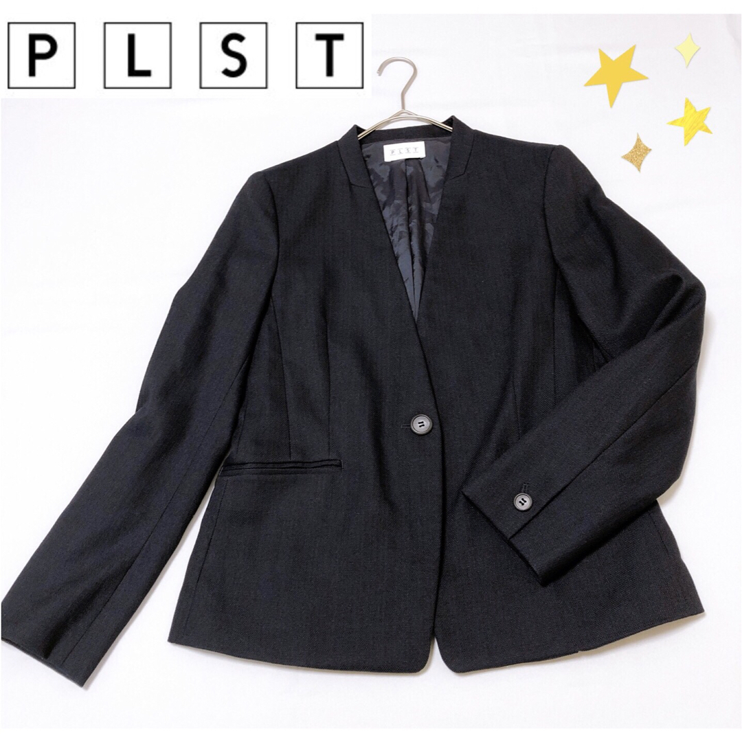 PLST(プラステ)のPLST プラステ ノーカラー ジャケット ワンボタン レディースのジャケット/アウター(ノーカラージャケット)の商品写真