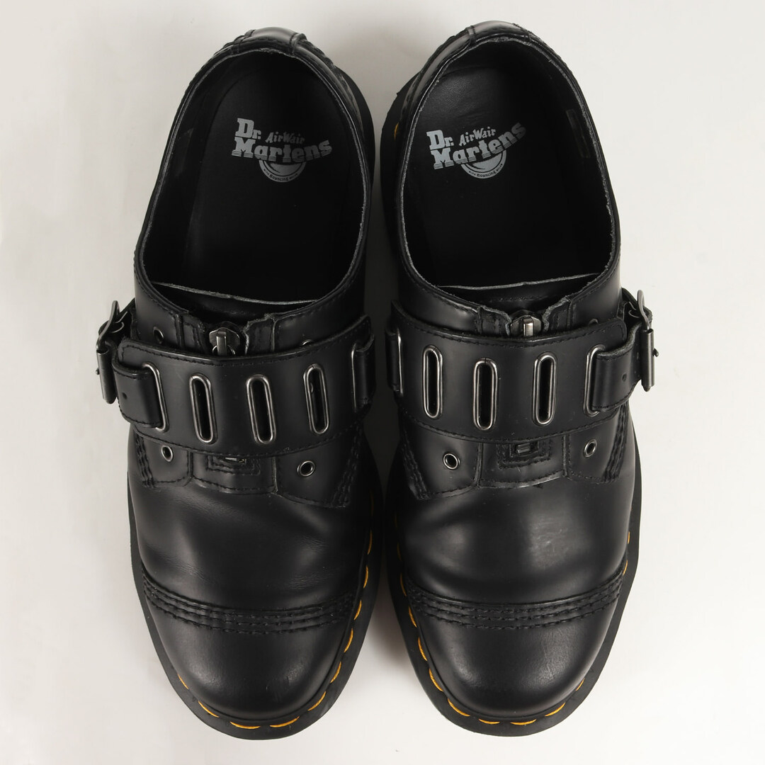 Dr.Martens(ドクターマーチン)のDr.Martens ドクターマーチン サイズ:27.0cm ベルテッド フロントジップ レザーシューズ QUYNN LOW 25603001 ブラック 黒 UK8 ブーツ 靴 ブランド【メンズ】【中古】 メンズの靴/シューズ(その他)の商品写真