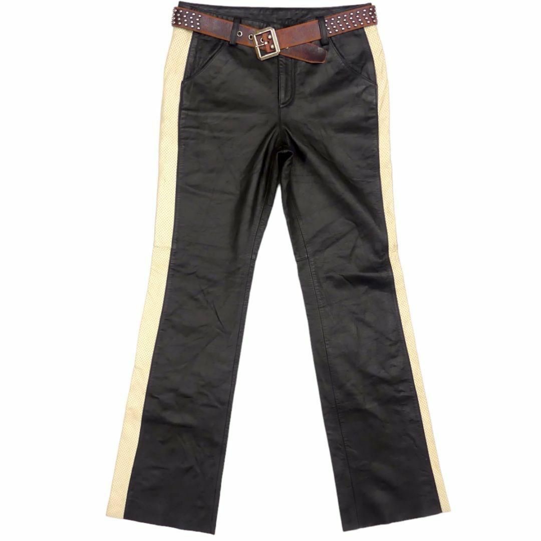HARLEY DAVIDSON ハーレーダビッドソン レザーパンツ 黒JJ792 HARLEY DAVIDSON ハーレーダビッドソン レザーパンツ 黒JJ792