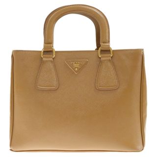 プラダ(PRADA)のPRADA プラダ サフィアーノヴェルニ レザー 2WAY ショルダー ハンド バッグ ベージュ BN2499(ハンドバッグ)