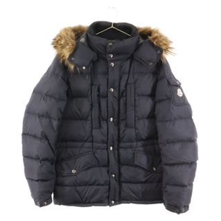 モンクレール(MONCLER)のMONCLER モンクレール HERBERT エルブ ファー付き ダウンジャケット ネイビー 1209 14196625(ダウンジャケット)