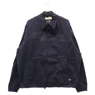 FACETASM ファセッタズム 19SS ×DICKIES RIB COACH JACKET ディッキーズ リブコーチジャケット ネイビー FNT-JK-U03