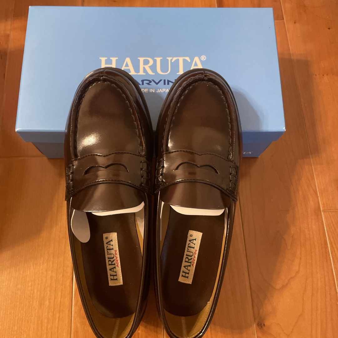 HARUTA(ハルタ)のHARUTA ローファー　ジャマイカ　茶　24.5cm レディースの靴/シューズ(ローファー/革靴)の商品写真