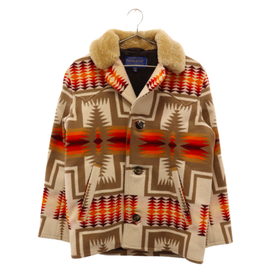 PENDLETON(ペンドルトン)のPENDLETON ペンドルトン The Wagon Master Coat ネイティブ ワゴン マスター ウール コート ベージュ 70Z560 メンズのジャケット/アウター(フライトジャケット)の商品写真