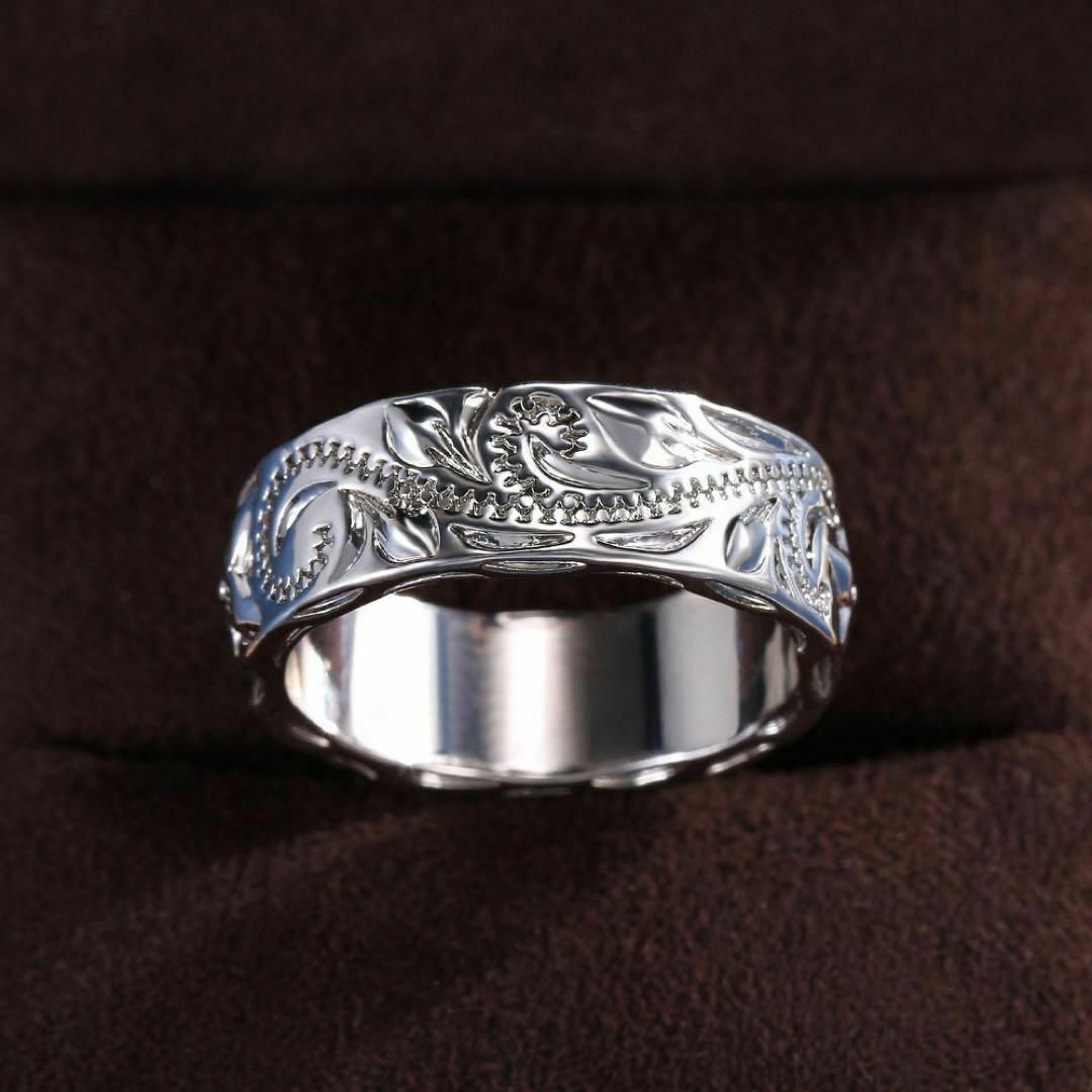 ハワイアンリング 23号 リング 指輪 メンズ レディース オシャレ　シルバー レディースのアクセサリー(リング(指輪))の商品写真