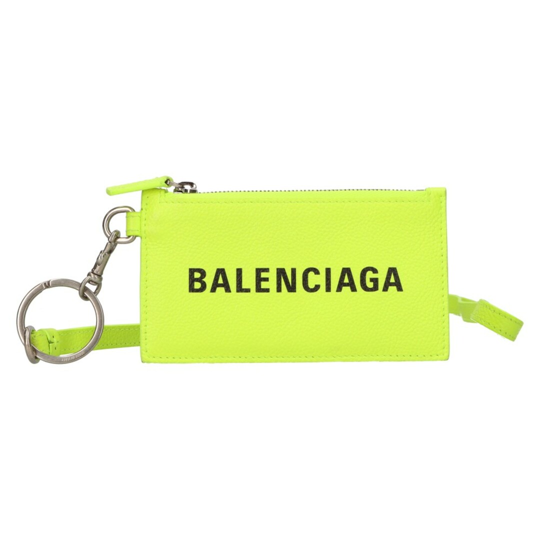 Balenciaga(バレンシアガ)のBALENCIAGA バレンシアガ CASH キーリング付ネックストラップ ショルダーカード コインケース ブイエロー 594548 メンズのファッション小物(コインケース/小銭入れ)の商品写真