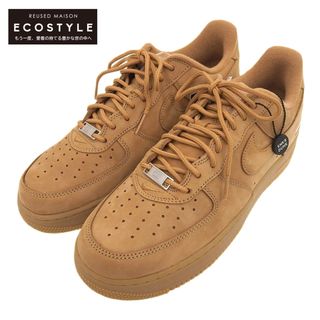 ナイキ(NIKE)のナイキ 未使用 NIKE ナイキ×SUPREME シュプリーム エアフォース1 Flax/Wheat フラックス/ウィート スニーカー メンズ ブラウン 27.5cm DN1555 200 9.5(US)(その他)