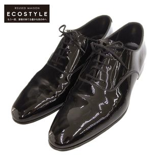 Crockett&Jones - クロケット＆ジョーンズ 美品 CROCKETT&JONES クロケット＆ジョーンズ cheam チャーム パテント ドレスシューズ メンズ ブラック 8 1/2E 25599A-P01L1 8 1/2E