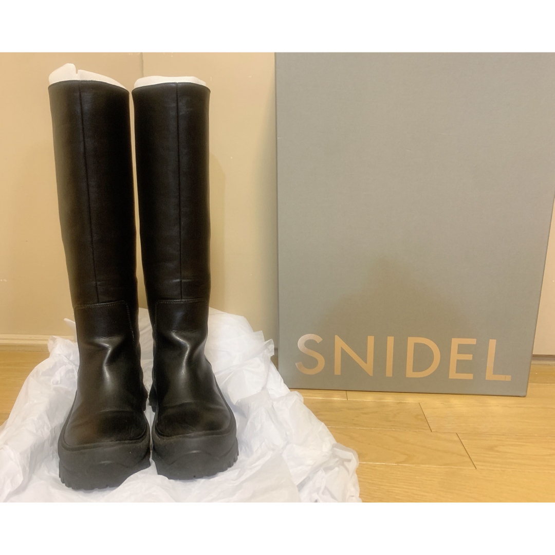 SNIDEL(スナイデル)の🌷SNIDEL×Vibramコラボ🌷ロングブーツ レディースの靴/シューズ(ブーツ)の商品写真