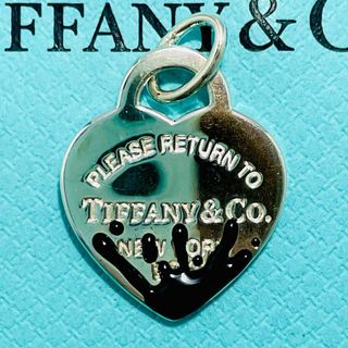 ティファニー(Tiffany & Co.)のティファニー スプラッシュリターントゥハートブラックネックレストップ★816(チャーム)