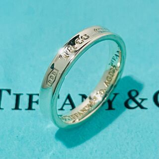 ティファニー(Tiffany & Co.)の美品 18.5号 ティファニー ナロー 1837 シルバー リング ★375(リング(指輪))