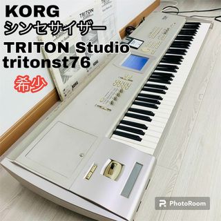 コルグ(KORG)の希少 名機 KORG シンセサイザー 76鍵盤 ガイドブック、フロッピー付(キーボード/シンセサイザー)