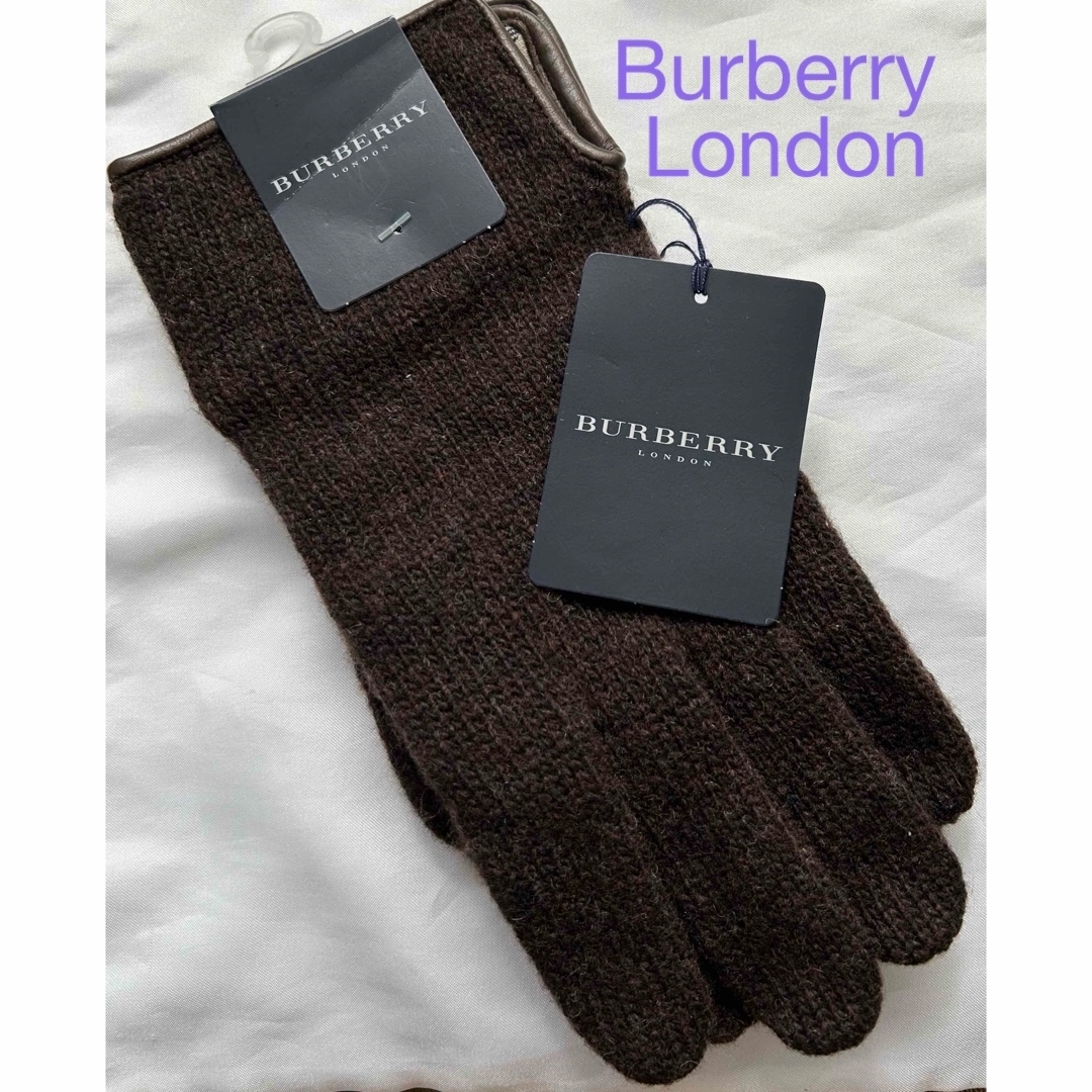 BURBERRY(バーバリー)の未使用タグ付き　Burberry London バーバリー　手袋　ノバチェック レディースのファッション小物(手袋)の商品写真