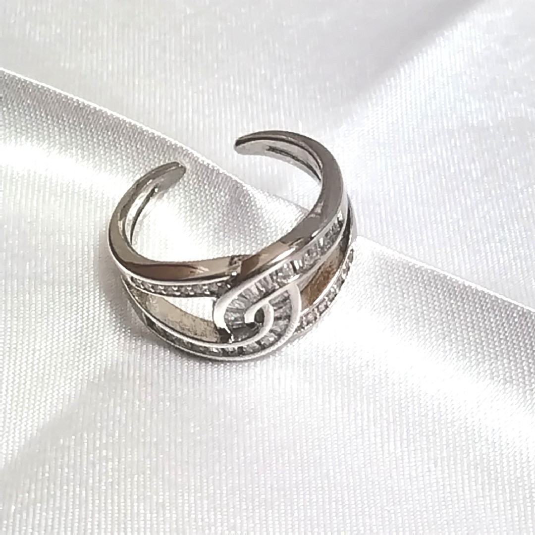 b184 16号 シルバー リング 指輪 上品 華やか レディース レディースのアクセサリー(リング(指輪))の商品写真