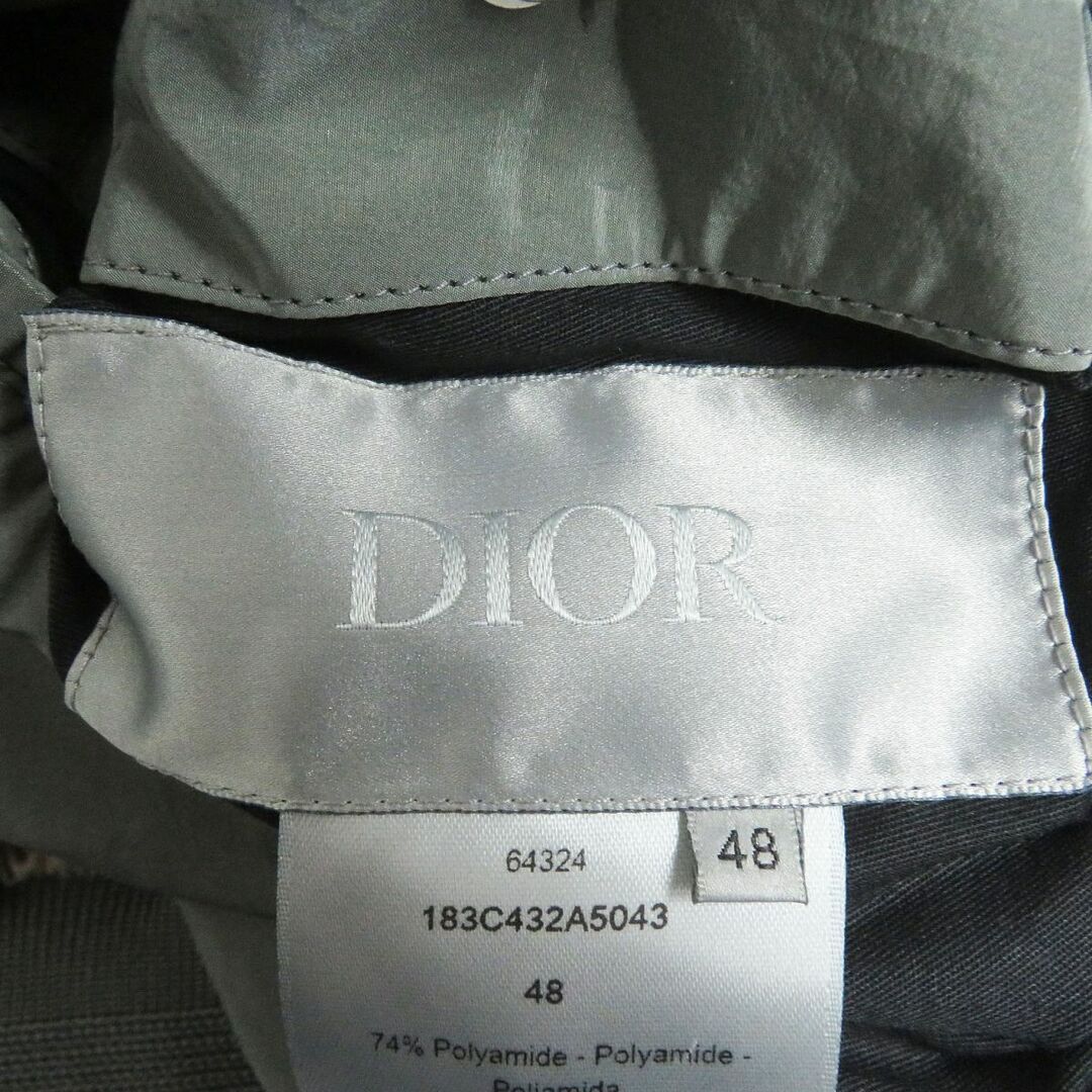 DIOR HOMME(ディオールオム)の極美品□DIOR/ディオール オム 183C432A5043 オブリーク ロゴ総柄 リバーシブル 中綿 ボンバージャケット/ブルゾン グレー 48 伊製 正規品 メンズのジャケット/アウター(その他)の商品写真