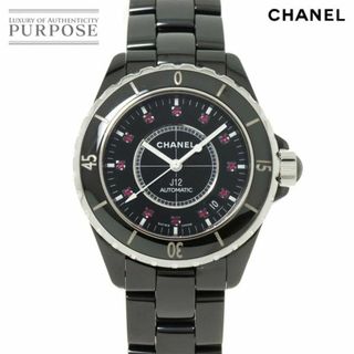 シャネル CHANEL H0942 J12 ブラックダイヤベゼル デイト 自動巻き メンズ 良品 _778057