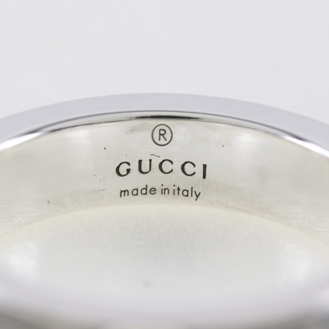 Gucci(グッチ)の【GUCCI】グッチ ヴィンテージトレードマーク シルバー925 14号 約5.6g ユニセックス リング・指輪 レディースのアクセサリー(リング(指輪))の商品写真