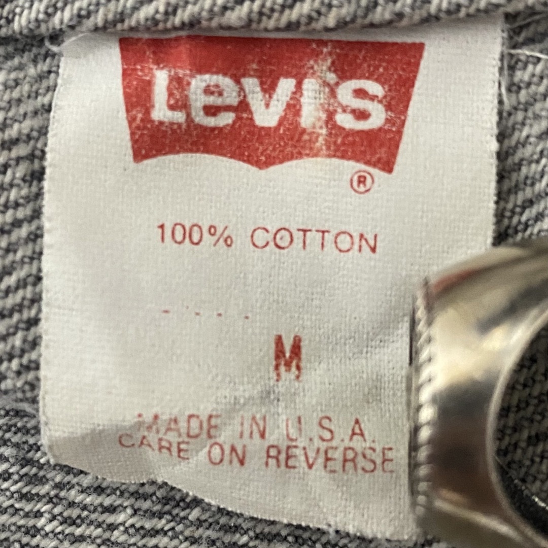 Levi's(リーバイス)の80s USA製 LEVI’S 70507 0555 ブラックデニムジャケット メンズのジャケット/アウター(Gジャン/デニムジャケット)の商品写真