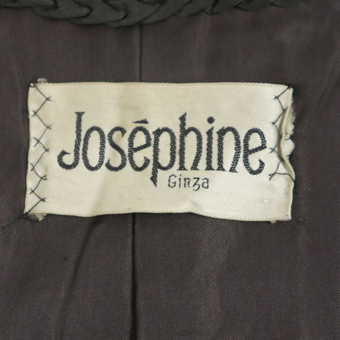 JOSEPH(ジョゼフ)の毛並み美品▼Josephine ジョセフィーヌ MINK ミンク 本毛皮コート ダークブラウン 毛質艶やか・柔らか◎ レディースのジャケット/アウター(毛皮/ファーコート)の商品写真