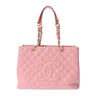 シャネル(CHANEL)のシャネル  GST グランドショッピングトート トートバッグ ピンク(トートバッグ)