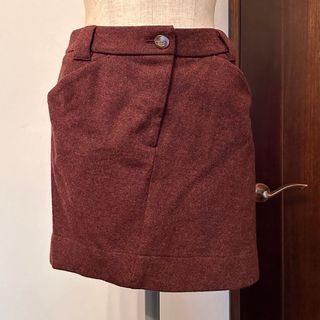 ヴィヴィアンウエストウッド(Vivienne Westwood)のvivienne westwood ウール素材ミニスカート(ミニスカート)