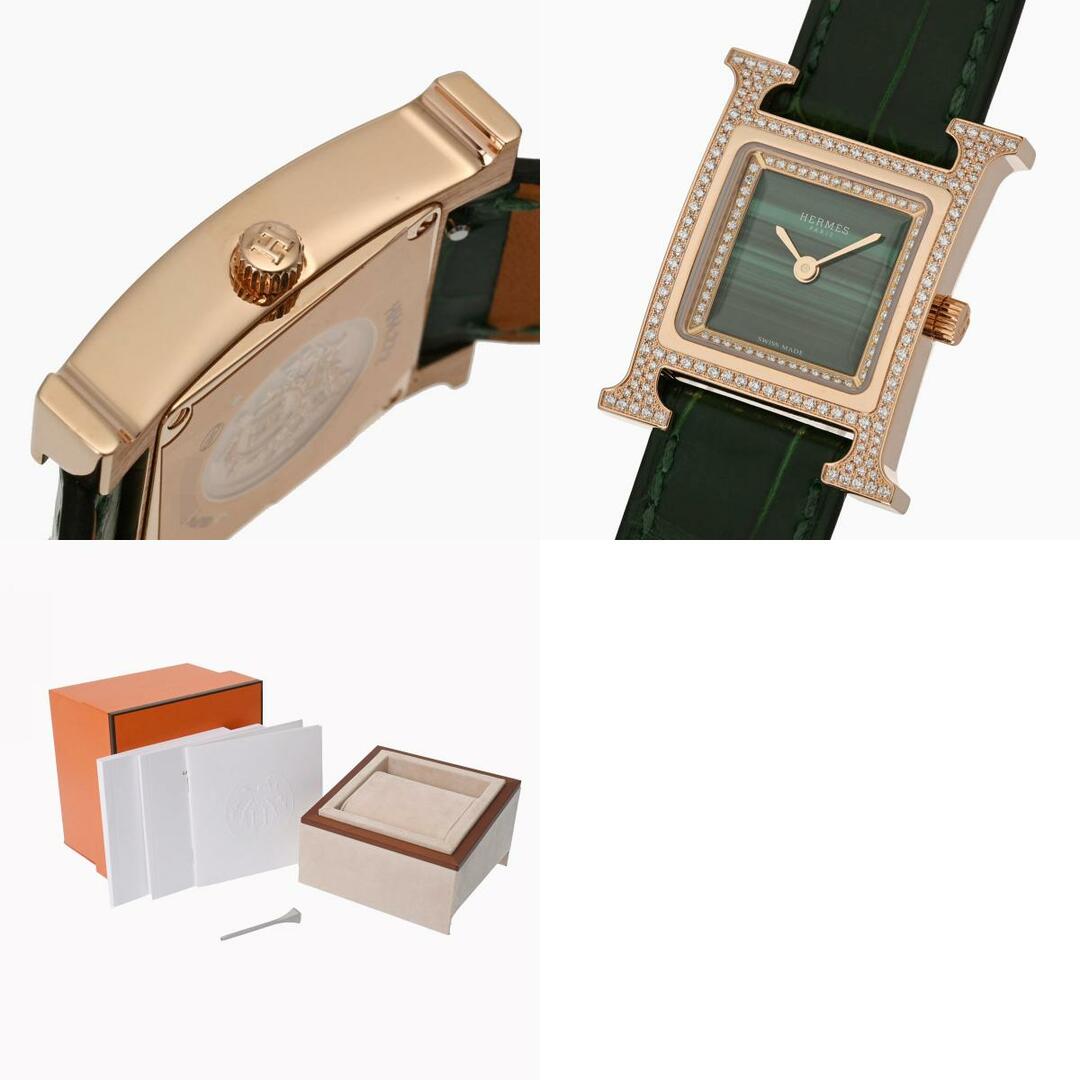 Hermes(エルメス)のエルメス  Hウォッチ ダイヤベゼル 腕時計 レディースのファッション小物(腕時計)の商品写真