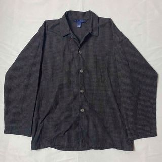 ポロラルフローレン(POLO RALPH LAUREN)の希少 90s USA製 オープンカラーチェックシャツ(シャツ)