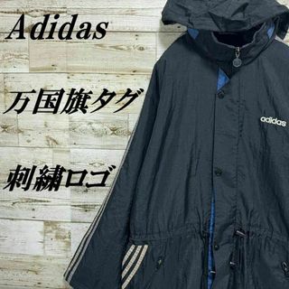 アディダス(adidas)の【333】アディダストラックジャケットナイロンジャケット万国期タグ刺繍ロゴ(ナイロンジャケット)