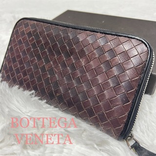 Bottega Veneta - BOTTEGA VENETA 極美品 黒 長財布 イントレチャート 