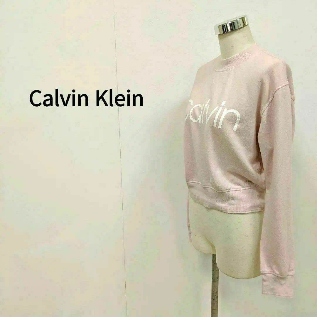 Calvin Klein(カルバンクライン)のCalvin Klein カルバンクライン ブランドロゴ スウェット トレーナー レディースのトップス(トレーナー/スウェット)の商品写真