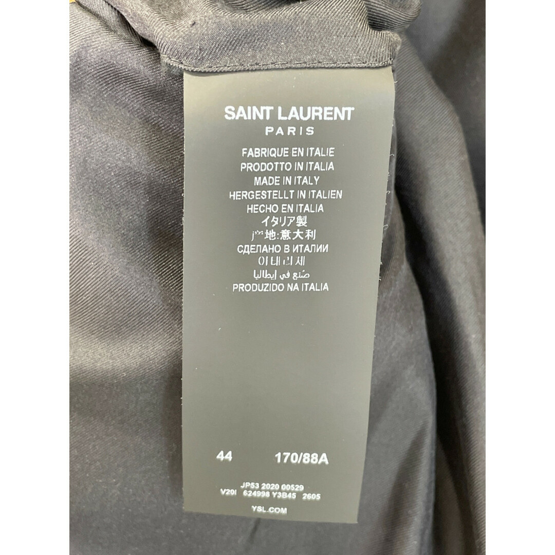 Saint Laurent(サンローラン)のサンローランパリ 【国内正規/20AW】624998 カシミヤ混ウール ピークドラペル ダブルブレスト 44 メンズのジャケット/アウター(テーラードジャケット)の商品写真