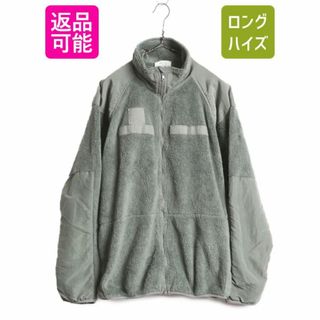 10年製 米軍実物 ECWCS GEN3 フルジップ 毛長 フリース ジャケット LARGE REGULAR / 古着 POLARTEC ミリタリー 軍物 レベル3 ジャンパー 緑(ミリタリージャケット)