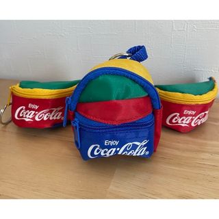 コカコーラ(コカ・コーラ)の90s コカコーラ ミニバッグ キーホルダー 小銭入れ コインケース(キーホルダー)