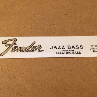 フェンダー(Fender)のFender Japan JAZZ BASS トラロゴ デカール 補修用 ③(エレキベース)