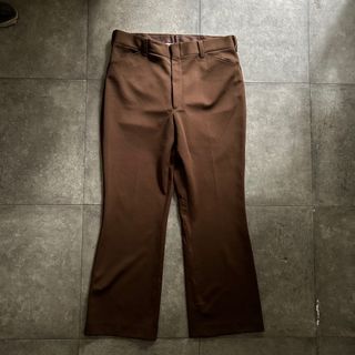 ジェーシーペニー(J.C.PENNEY)の70s j.c.penney ジェーシーペニー フレアパンツ/スラックス 茶(スラックス)