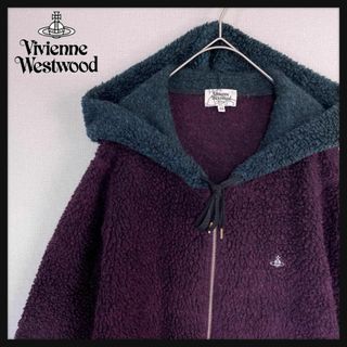 ヴィヴィアンウエストウッド(Vivienne Westwood)の【大人気デザイン☆オーブ刺繍】ヴィヴィアンウエストウッド ボアパーカー(パーカー)