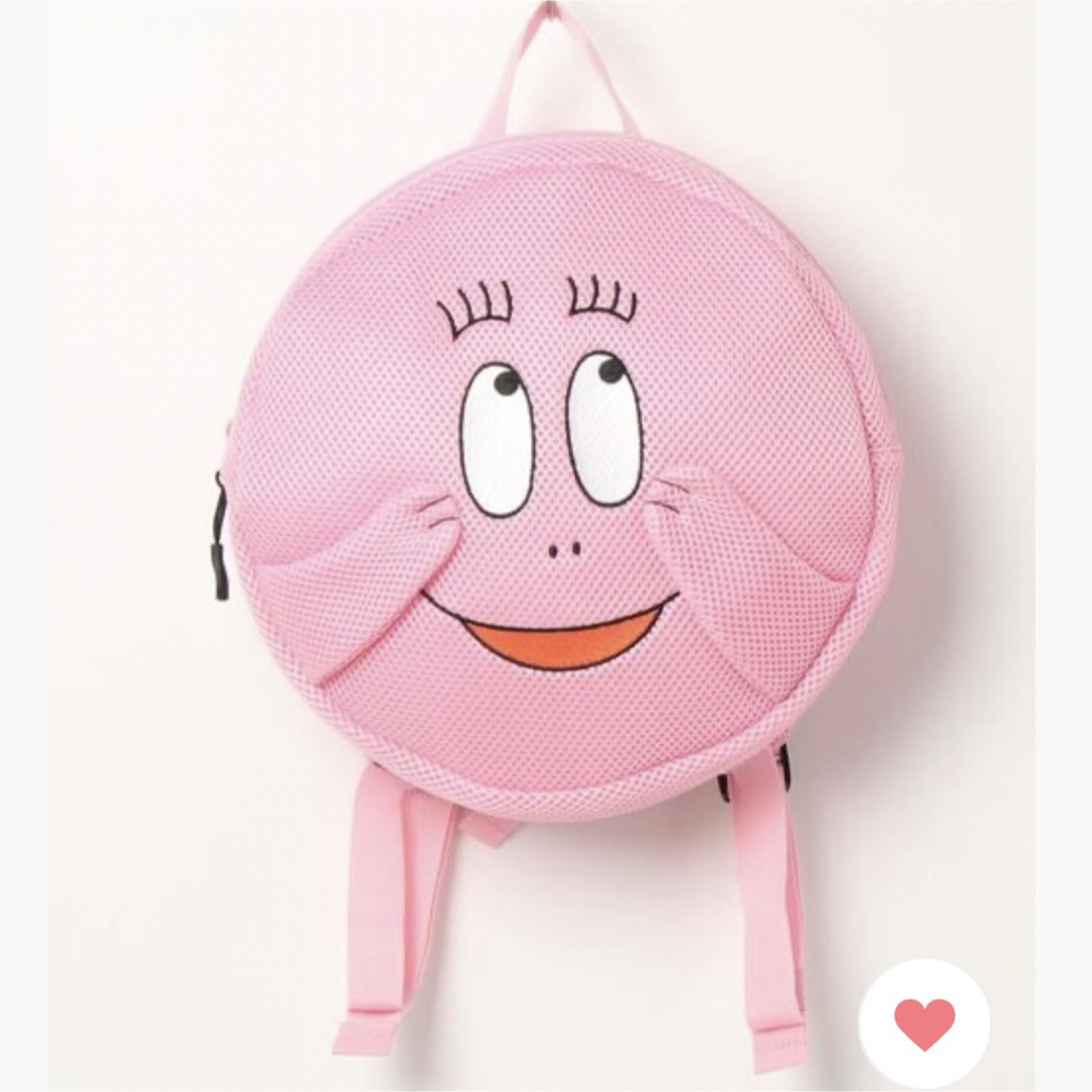 KIDS FORET(キッズフォーレ)の【新品】キッズフォーレ BARBAPAPA エアメッシュ リュックサック エンタメ/ホビーのおもちゃ/ぬいぐるみ(キャラクターグッズ)の商品写真