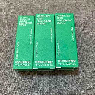 Innisfree - イニスフリー　グリーンティーシードヒアルロンセラム&ビタCセラム　トラベルサイズ