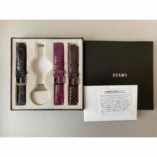 ビームス(BEAMS)の【値下げ・未使用】BEAMS 時計革バンド(レザーベルト)