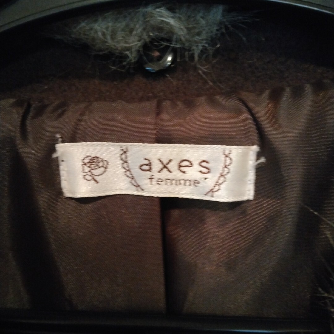 axes femme(アクシーズファム)の最終値下げ。[美品] axes femme コート レディースのジャケット/アウター(その他)の商品写真