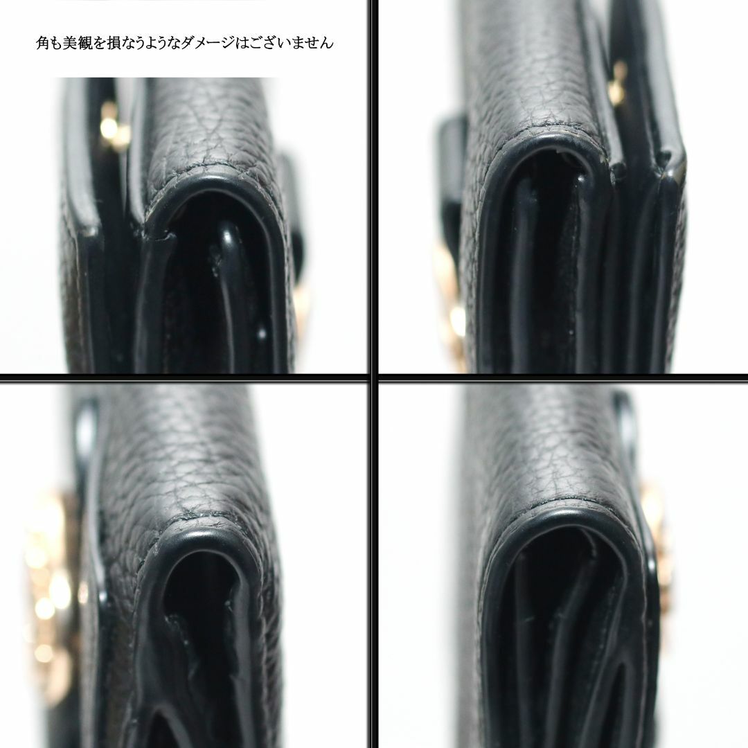 COACH(コーチ)の◇コーチ◇ 馬車柄 / ブラック / グレインレザー / Wホック 折り財布 レディースのファッション小物(財布)の商品写真