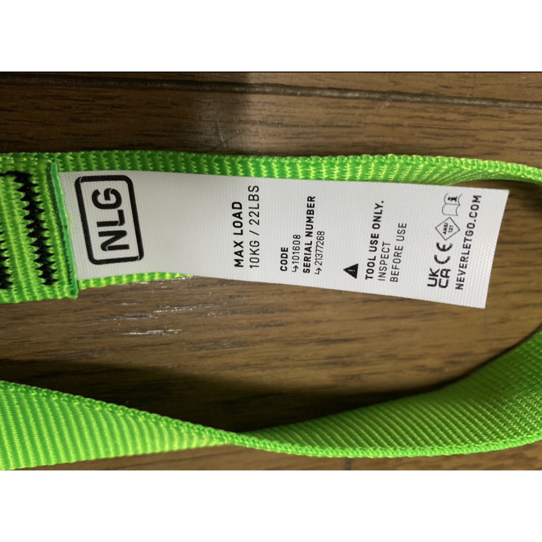 NLG チェーンソー ランヤード/ アーボリスト　林業　ツリークライミング  スポーツ/アウトドアのアウトドア(登山用品)の商品写真